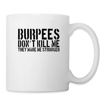 Burpee dicton - Mug blanc - blanc - Droite