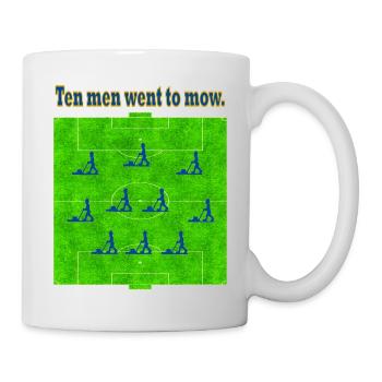 Ten Men Went To Mow - Mug - white - Right