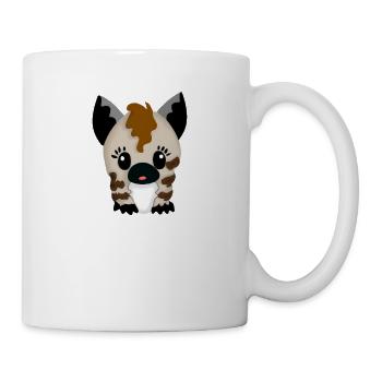 Mignonne hyène kawaii design pour les amoureux des animaux - Mug blanc - blanc - Droite
