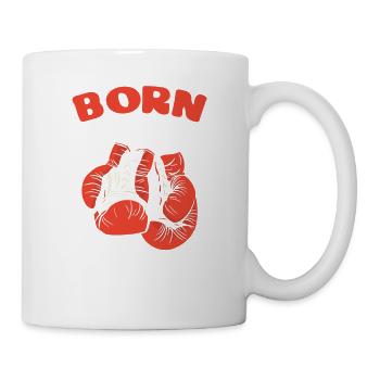 Born To Be A Boxer Sparring Training Gloves - Mug - white - Right