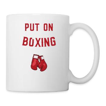Put on your boxing gloves Spar Sports - Mug - white - Right
