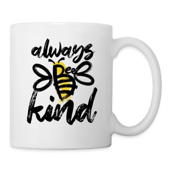 Always Be Nice - Bee - Abstract - Graphic Art - Mug - white - Right