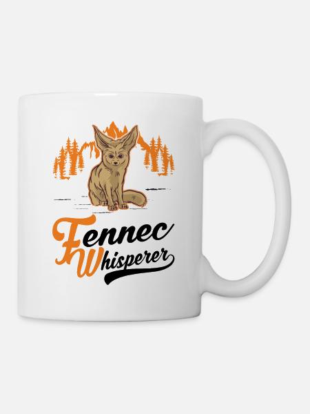 Fennek Flüsterer Fennec Wüstenfuchs - Tasse - Weiß