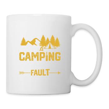 If I'm drunk, it's my fault. - Mug - white - Right