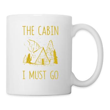 La cabine appelle et je dois aller Happy Camper Fun - Mug blanc - blanc - Droite