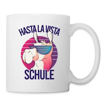 Schule Geschafft Schulabsolvent Schulabgänger - Tasse - Weiß - Rechts