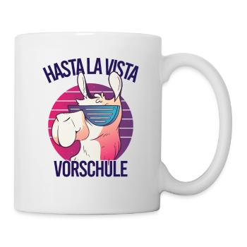 Vorschulkind Verabschieden Kindergarten Vorschule - Tasse - Weiß - Rechts