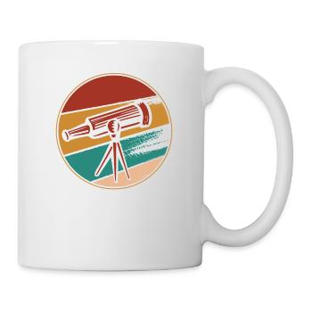 Rétro Cosmologiste Astronomie Photographe Starry Sky - Mug blanc - blanc - Droite
