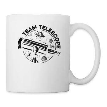 Team Telescope Kosmologe Astronomiefotograf - Tasse - Weiß - Rechts