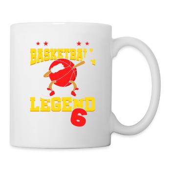 Diese Basketball-legende Ist Jetzt 6 Sport Kind - Tasse - Weiß - Rechts
