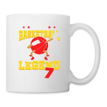 Diese Basketball-legende Ist Jetzt 7 Sports Kid - Tasse - Weiß - Rechts
