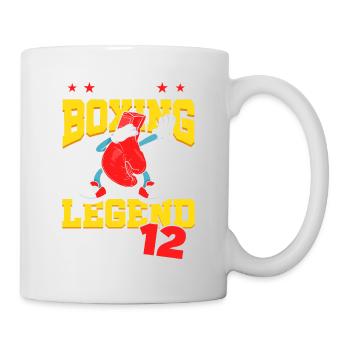 Diese Boxlegende Ist Jetzt 12 Sports Kid 12. - Tasse - Weiß - Rechts