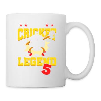 Diese Cricket-legende Ist Jetzt 5 Sport Kind 5. - Tasse - Weiß - Rechts