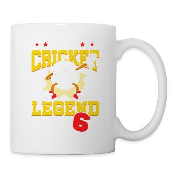 Diese Cricket-legende Ist Jetzt 6 Sport Kind 6. - Tasse - Weiß - Rechts