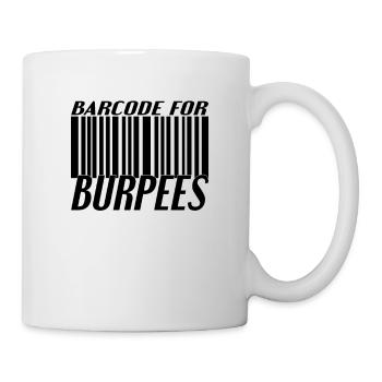 Code à barres Burpee - Mug blanc - blanc - Droite