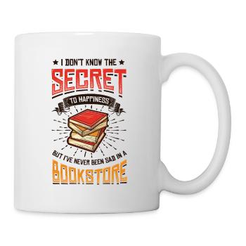 Bookseller, librarian, book lover - Mug - white - Right