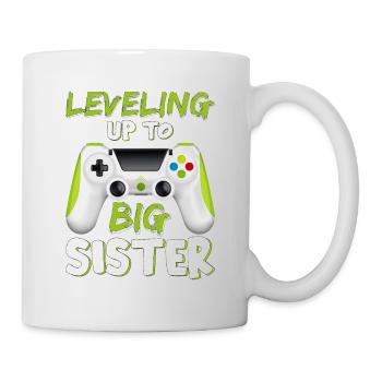 Auf dem Weg zur großen Schwester - Tasse - Weiß - Rechts