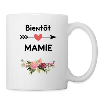 annonce grossesse mamie Bientôt mamie - Mug blanc - blanc - Droite