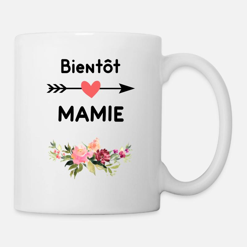 annonce grossesse mamie Bientôt mamie - Mug blanc - blanc