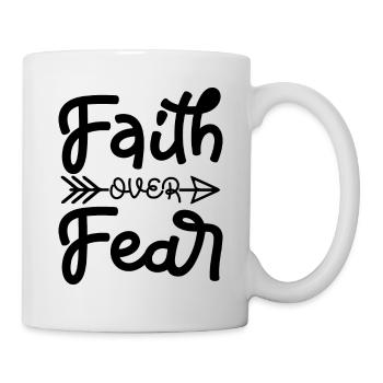 Faith Over Fear - Mug - white - Right