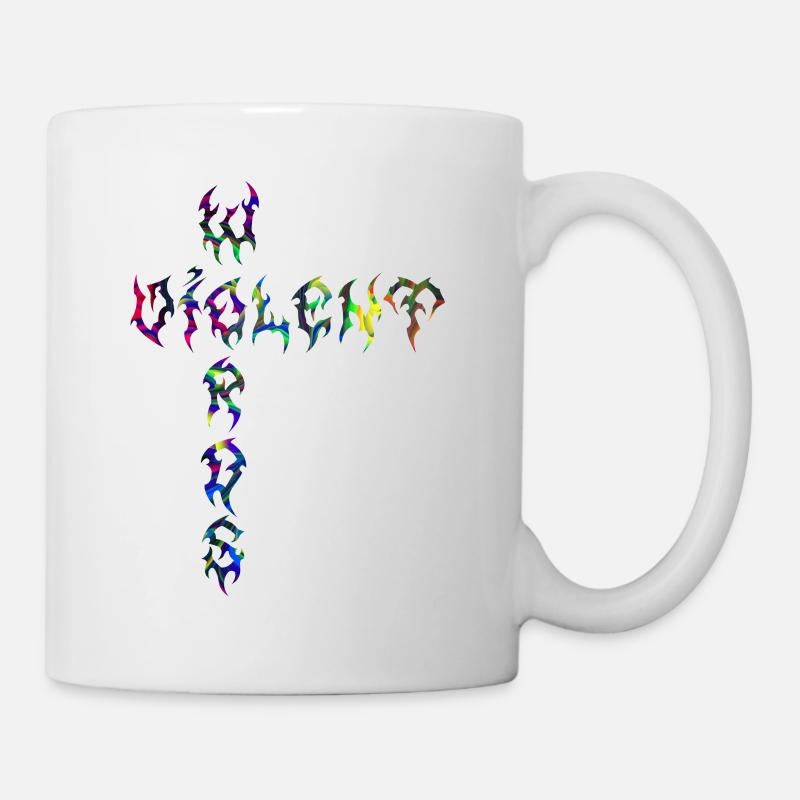 Paroles violentes - Mug blanc - blanc