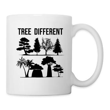 Arbre différent - soyez différent - soyez vous-même - Mug blanc - blanc - Droite