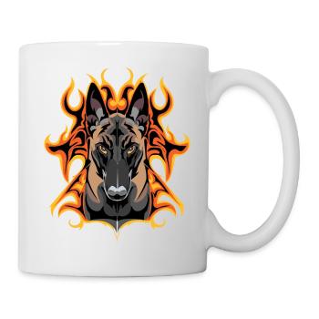 Malinois Flash - Mug - white - Right