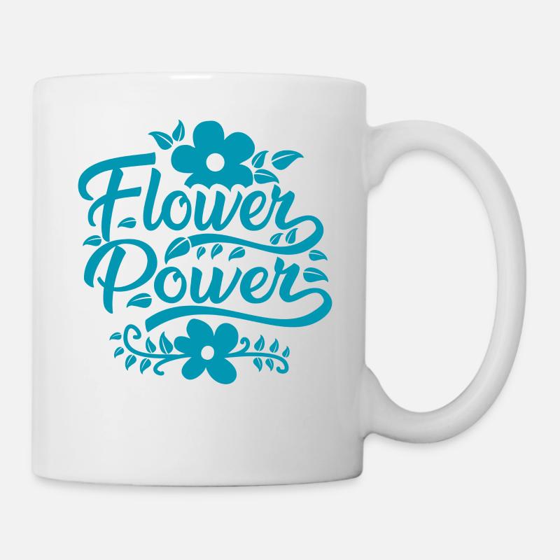 Flower Power Classic T-shirt - Mug - white