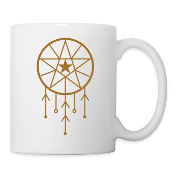 L'Attrape Reve doré klassisches T-Shirt - Tasse - Weiß - Rechts