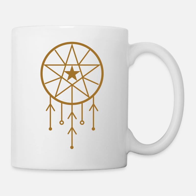 L'Attrape Reve doré t-shirt classique - Mug blanc - blanc