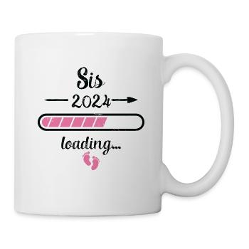 Sis 2024 Loading Pregnancy Sister Birth - Mug - white - Right