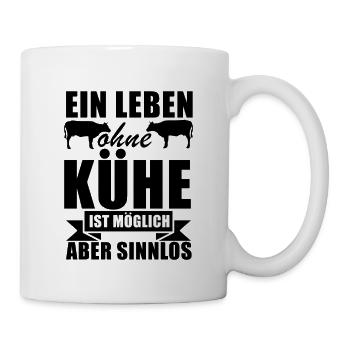 Landwirt Bauer Farmer - Tasse - Weiß - Rechts