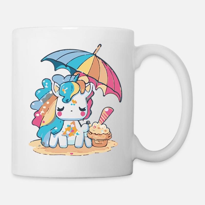 Plaisir de la crème glacée - rafraîchissant différent - Mug blanc - blanc