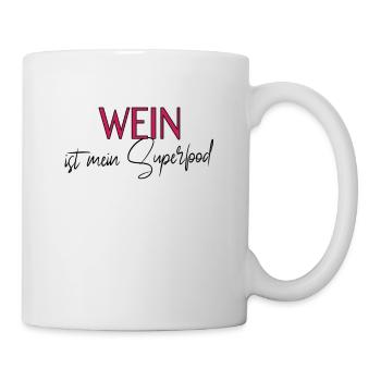 cooler Wein Spruch - Tasse - Weiß - Rechts