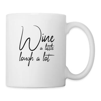 lustiger Wein Spruch - Tasse - Weiß - Rechts