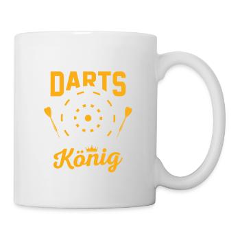 Reicht mir meine Darts Ihr Narren Team Dartspieler - Tasse - Weiß - Rechts