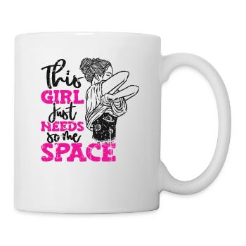Cette fille a juste besoin d’un photographe d’astronomie spatiale - Mug blanc - blanc - Droite