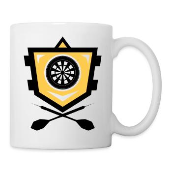 Bouclier d’armoiries Dart - Mug blanc - blanc - Droite