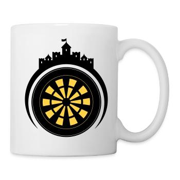 Emblème du château de Dart - Mug blanc - blanc - Droite