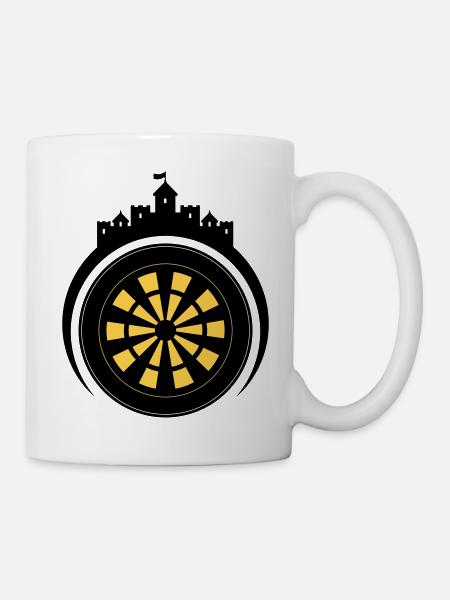 Dart Castle Emblem - Tasse - Weiß