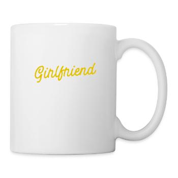 Le wakeboard est mon wakeboard drôle de copine - Mug blanc - blanc - Droite