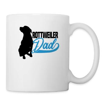 Papa Rottweiler - Mug blanc - blanc - Droite