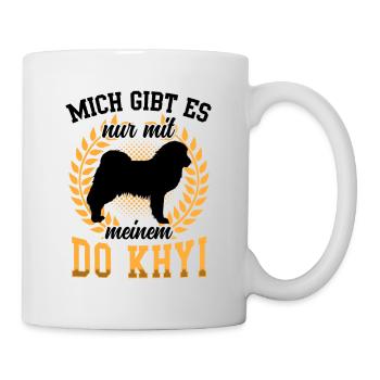 Nur mit meinem Do Khyi Tibetmastiff Tibetdogge - Tasse - Weiß - Rechts