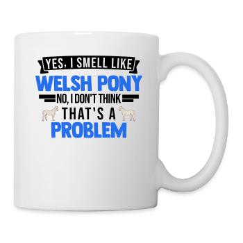 Welsh Pony Smell Welsh Horse - Mug blanc - blanc - Droite