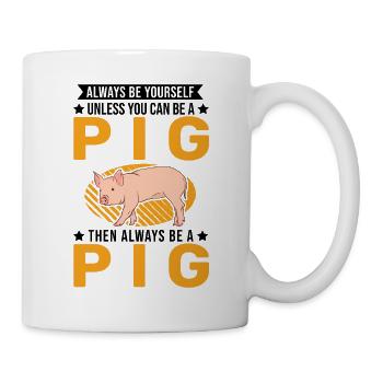 Pig Gift Farmer Pig - Mug - white - Right