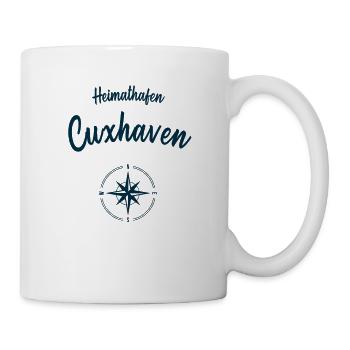 Heimathafen Cuxhaven Segeln Nordsee Küste Meer - Tasse - Weiß - Rechts