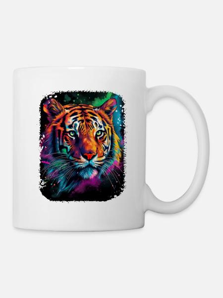 Tiger Design für einen Tiger Liebhaber - Tasse - Weiß