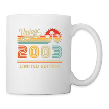 Vintage 2003 Édition Limitée - Mug blanc - blanc - Droite