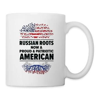 Born Russian Russia American USA Citizenship - Mug - white - Right