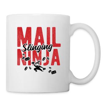 Briefträger Und Paket-Zusteller Für Postboten - Tasse - Weiß - Rechts